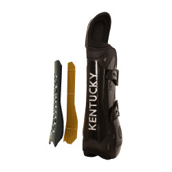 Guêtres antérieures avec protection du carpe élastique Kentucky Noir
