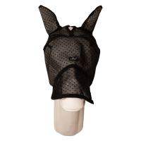 Masque anti-mouche cœur avec oreilles et nez Kentucky Noir Masque anti-mouche cœur avec oreilles et nez Kentucky Noir
