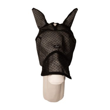 Masque anti-mouche cœur avec oreilles et nez Kentucky Noir Masque anti-mouche cœur avec oreilles et nez Kentucky Noir