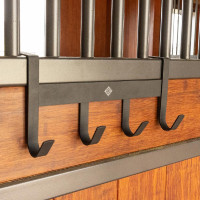 Porte-bridon en métal mat avec 4 crochets Grooming Deluxe