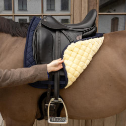 Tapis de selle en mouton Skin Friendly Diamond Dressage Kentucky Marine Bleu marine Tapis de selle en mouton Skin Friendly Diamond Dressage Kentucky Marine Bleu marine