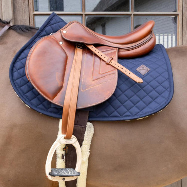 Tapis de selle en mouton Skin Friendly Diamond Jumping Kentucky Marine Bleu marine Tapis de selle en mouton Skin Friendly Diamond Jumping Kentucky Marine Bleu marine