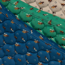 Tapis de Selle Velvet Horse Printing Dressage Kentucky