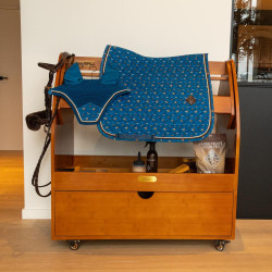 Tapis de Selle Velvet Horse Printing Dressage Kentucky