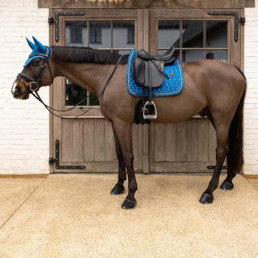Tapis de Selle Velvet Horse Printing Dressage Kentucky