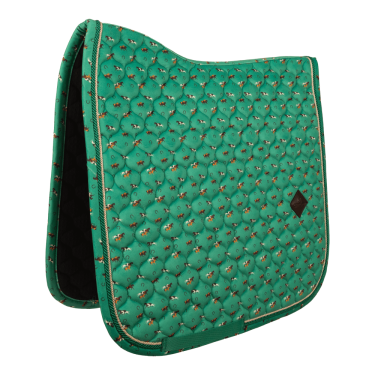 Tapis de Selle Velvet Horse Printing Dressage Kentucky Vert