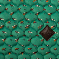 Tapis de Selle Velvet Horse Printing Dressage Kentucky Vert