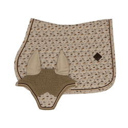 Tapis de Selle Velvet Horse Printing Jumping Kentucky