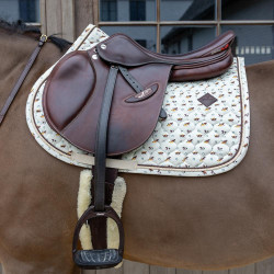 Tapis de Selle Velvet Horse Printing Jumping Kentucky