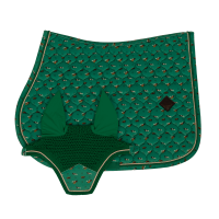 Tapis de Selle Velvet Horse Printing Jumping Kentucky Vert Tapis de Selle Velvet Horse Printing Jumping Kentucky Vert