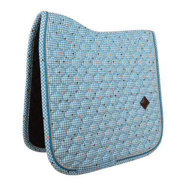 Tapis de Selle Velvet Pied-de-Poule Dressage Kentucky Tapis de Selle Velvet Pied-de-Poule Dressage Kentucky