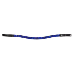 Frontal Tattini moulé avec strass bleus