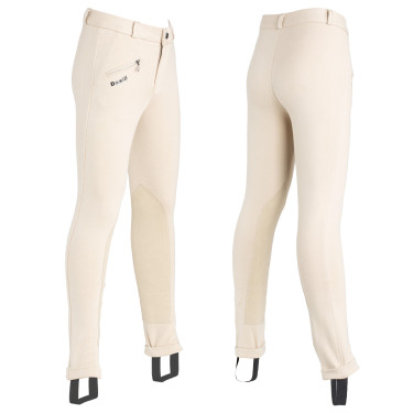 Pantalon jodhpurs Daslö enfant 4 saisons basanes en clarino