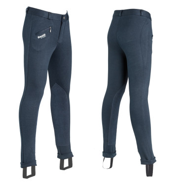 Pantalon jodhpurs Daslö enfant 4 saisons basanes en clarino