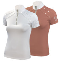 Polo de concours Tattini femme zip lurex
