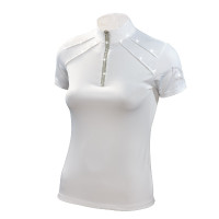 Polo de concours Tattini femme zip lurex