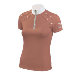Polo de concours Tattini femme zip lurex