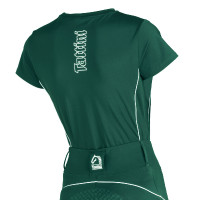 Polo Tattini Passiflora femme Vert