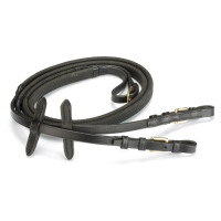 Rênes Daslö en caoutchouc boucles inox poney Rênes Daslö en caoutchouc boucles inox poney