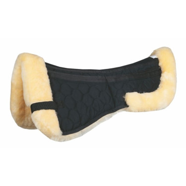 Amortisseur mouton véritable Style HKM Nature Beige