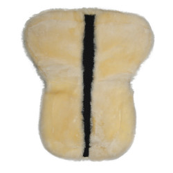 Amortisseur mouton véritable Style HKM Nature Beige