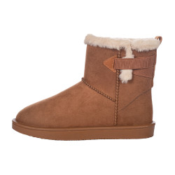 Bottes fourrées imperméables HKM Davos Legolin Camel Marron