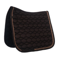 Tapis Rosegold Glamour Style HKM Marron / or rose