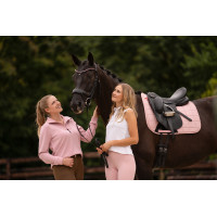 Polo femme Catherine sans manches HKM Rose clair