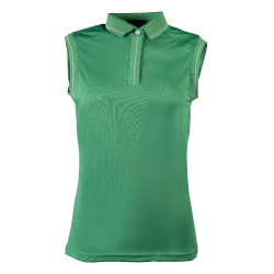 Polo femme Catherine sans manches HKM Vert Polo femme Catherine sans manches HKM Vert