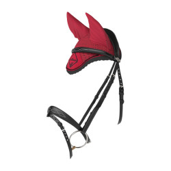 Bonnet anti-mouches LeMieux Esme Chili Rouge