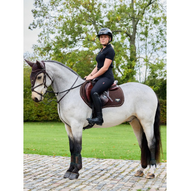 Tapis de selle LeMieux CC Puissance Suede Marron