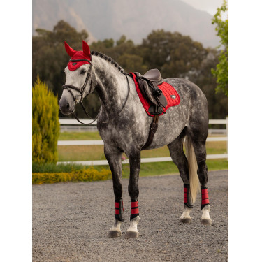 Tapis de selle LeMieux Loire Square mixte Chilli Rouge Tapis de selle LeMieux Loire Square mixte Chilli Rouge