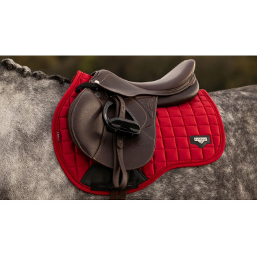 Tapis de selle LeMieux Loire Square mixte Chilli Rouge Tapis de selle LeMieux Loire Square mixte Chilli Rouge