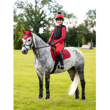 Tapis de selle LeMieux Loire Square mixte Chilli Rouge Tapis de selle LeMieux Loire Square mixte Chilli Rouge