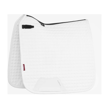 Tapis LeMieux ProSport Dressage SQ Plain Standard Strap Blanc