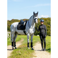 Tapis LeMieux Reflective Suede Dressage Square Noir Tapis LeMieux Reflective Suede Dressage Square Noir