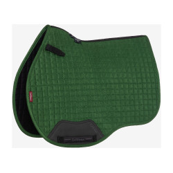 Tapis LeMieux Reflective Suede Mixte GP Square Vert hunter Tapis LeMieux Reflective Suede Mixte GP Square Vert hunter