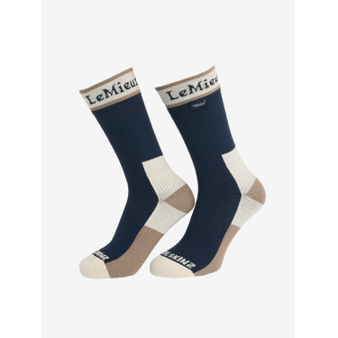 Chaussettes imperméables LeMieux x Sealskinz Marine Bleu marine