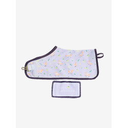 Couverture Toy Pony LeMieux à imprimé Lemon Lilac Violet