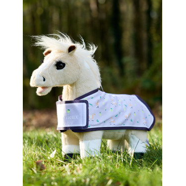 Couverture Toy Pony LeMieux à imprimé Lemon Lilac Violet