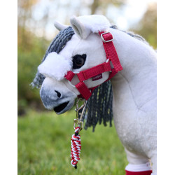 Longe et licol Toy Pony LeMieux de Noël Rouge