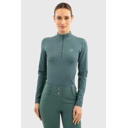Polo Technique Harcour Tess femme Paon Bleu