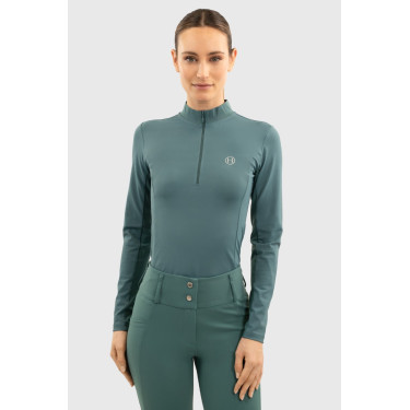 Polo Technique Harcour Tess femme Paon Bleu
