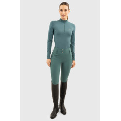 Polo Technique Harcour Tess femme Paon Bleu