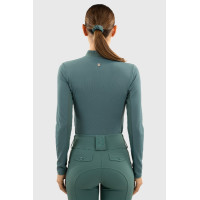 Polo Technique Harcour Tess femme Paon Bleu