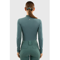 Polo Technique Harcour Tess femme Paon Bleu