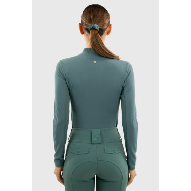 Polo Technique Harcour Tess femme Paon Bleu