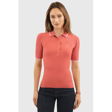 Polo Harcour Bethanie femme Pamplemousse Rose