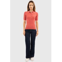 Polo Harcour Bethanie femme Pamplemousse Rose