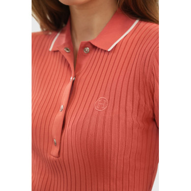 Polo Harcour Bethanie femme Pamplemousse Rose